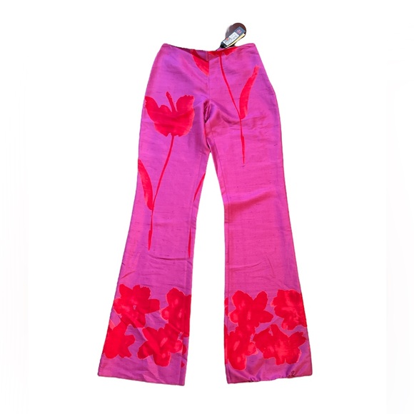 ✨BNWT✨ GIGLI 100% seta silk luxury pants size 40 - Picture 1 of 12